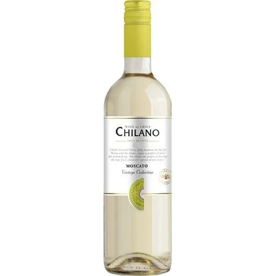 Vinho Chileno Chilano Vintage Collection Moscato Doce Suave Branco 750ml