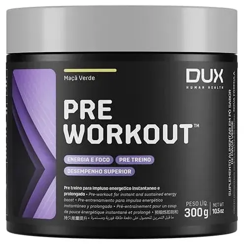 Pré Treino - Pre Workout Dux Nutrition 300g Sabor Maçã verde