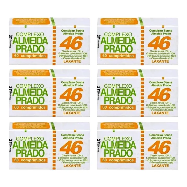 Kit Complexo Homeopático Almeida Prado 46 C/ 6un De 60 Comp