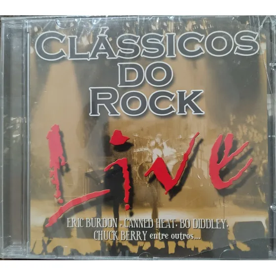 Cd Classicos Do Rock Eric Burdon / Canned Heat Live Lacrado