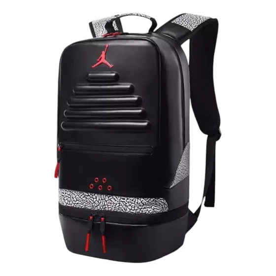 Mochila Nike Jordan Retro 3 Negro Geométrico