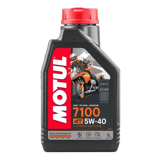 Aceite Moto 4t 7100 5w40 100% Sntetico Motul 1l