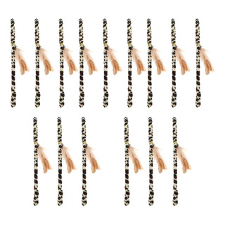 Balacoo 15 Pcs Cat Teaser Wand: Portable Cat Teaser Toy Cat Balacoo 15 Pcs Cat Teaser Wand: Portable Cat Teaser Toy Cat