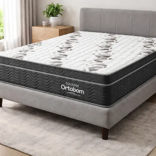 Colchão Casal Espuma D33 Light Saúde (138x188x20) - Ortobom Cor