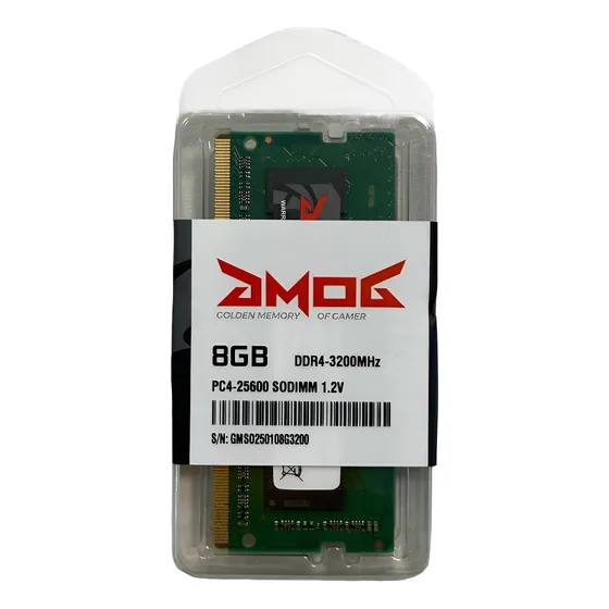 Memoria Ram Ddr4 8gb 3200mhz Amog Color Verde Sodimm