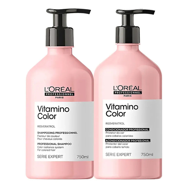 Kit L'oréal Professionnel Vitamino Color Duo 750 2 Produtos