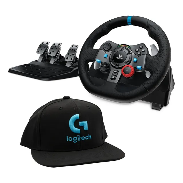 Logitech G Volante De Carreras G29 Para Ps Y Pc + Gorro Color Negro