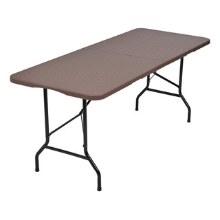 Mesa Plegable Jardin Portafolio Plastico 1.80m Tipo Ratan Mesa Plegable Jardin Portafolio Plastico 1.80m Tipo Ratan