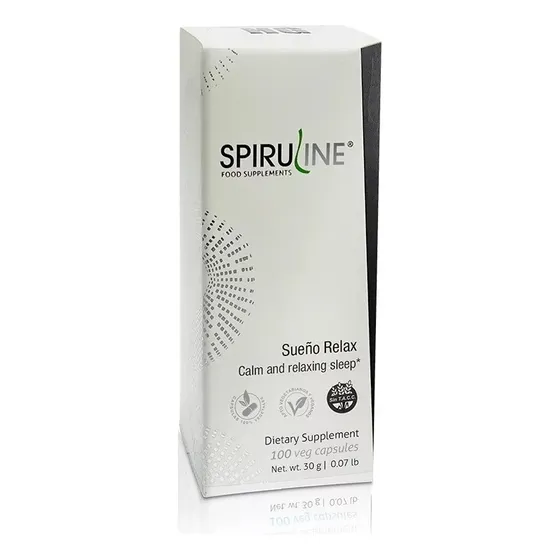 Spiruline Sueño Relax  Mejor Descanso Relajación 100 Cáps