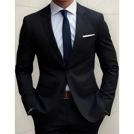 Palitó+calça+colete - Terno Slim Fit Completo - Promoção