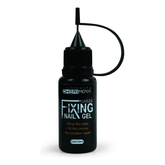Gel Fixing Gel 3d Con Aplicador Pegamento Bijou Cherimoya Color Transparente