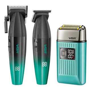 Combo Vgr Clipper 003 Trimmer 906 Shaver 357 Kit Profesional Combo Vgr Clipper 003 Trimmer 906 Shaver 357 Kit Profesional