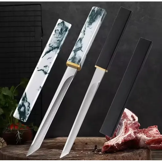 Cuchillo De Utilidad Para Cortar Carne Fruta Pescado Vegetal