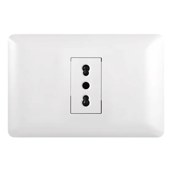 Pack - 10 Enchufe Simple Emb. 10/16a 250v Blanco - Want