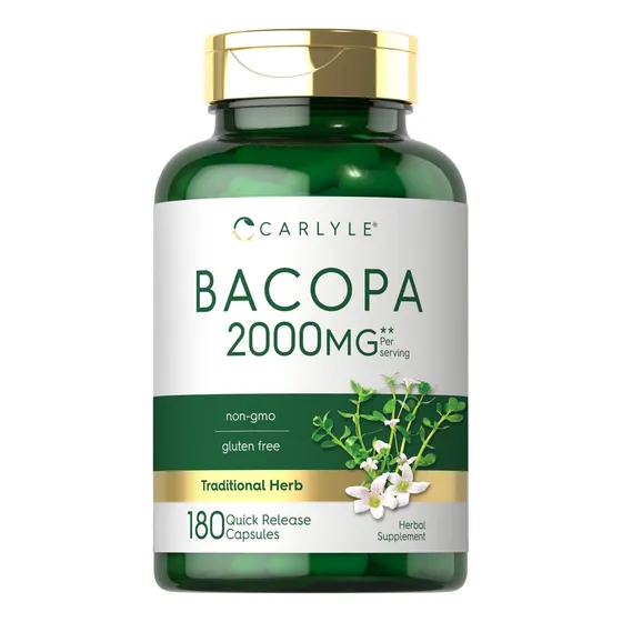 Suplemento Carlyle Bacopa Monnieri 1000 Mg 180 Cápsulas