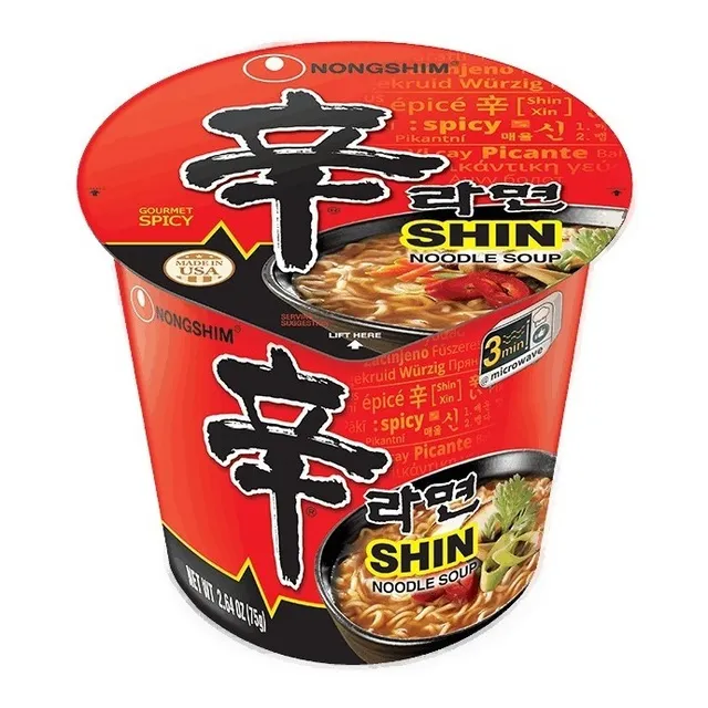 Shin Ramyun Ramen Cup Fideo Instantaneo Picante Coreano