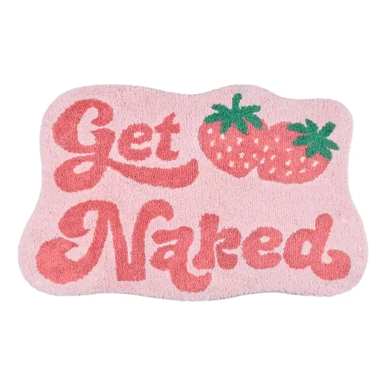 Alfombra Baño Get Naked Suave Gruesa Divertida Bonita 20 X