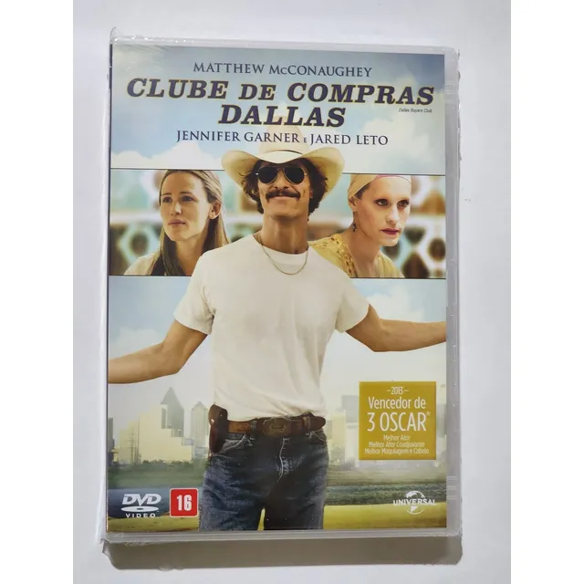 Dvd Clube De Compras Dallas Original Lacrado