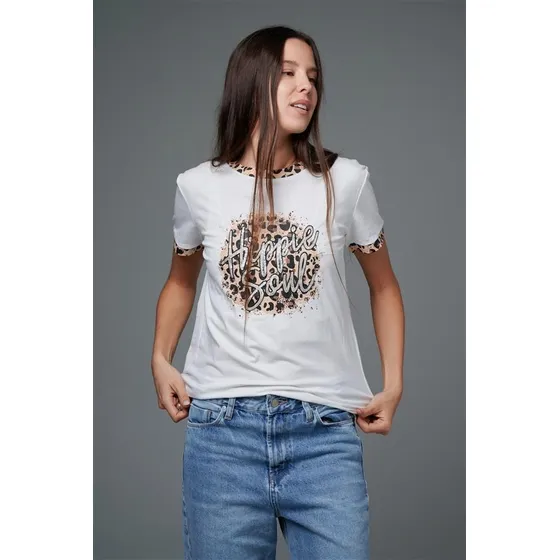 Remera Algodón Hippie Soul Mini Lentejuelas Gu36103 Arizona