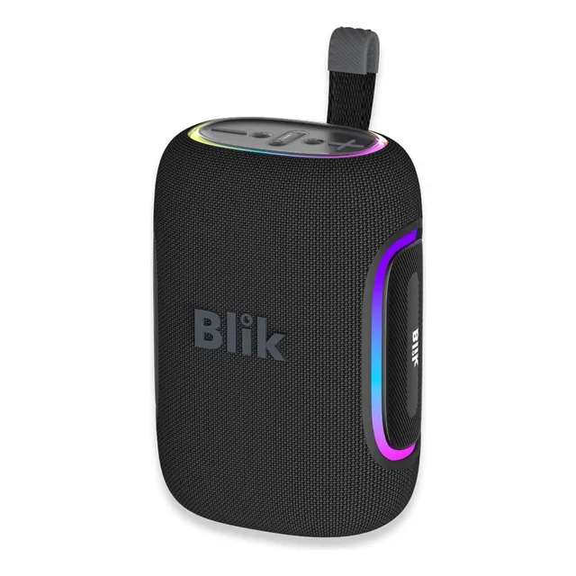 Parlante Bluetooth Portátil Bass Blik Hype-u3 Negro