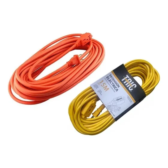 Extensión Cable Eléctrica 15 Metros Electricidad