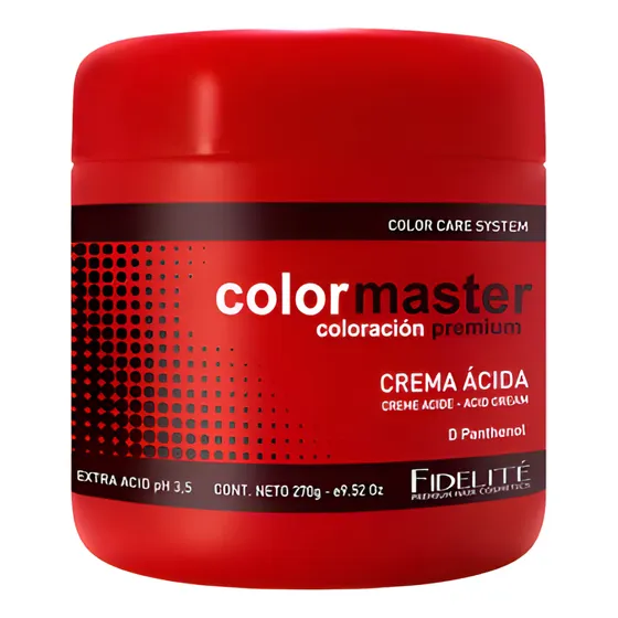 Fidelité- Colormaster- Crema Extra Ácida Ph3,5 250g