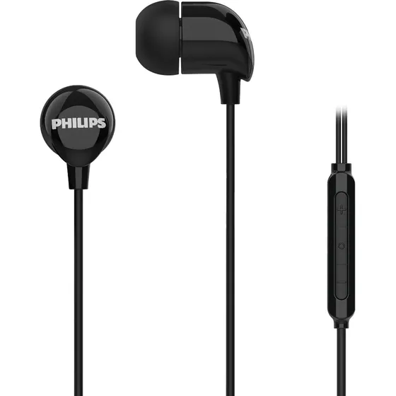 Fone De Ouvido Philips Tae2146bk/00 Tipo -c Cor Preto