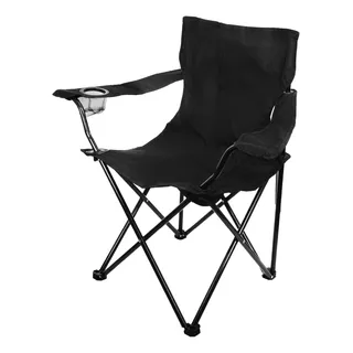 Cadeira Praia Camping Pesca Dobråvel Braço C/ Porta Copos + Bolsa Preto Zenite Cadeira Praia Camping Pesca Dobråvel Braço C/ Porta Copos + Bolsa Preto Zenite