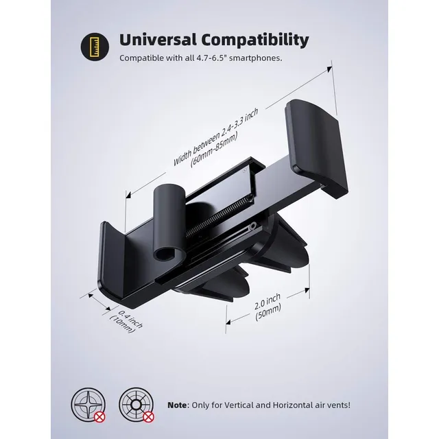 Lamicall - Soporte Para Rejilla De Ventilación De Automóvil