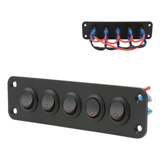 Interruptor De 5 Botones De Encendido Y Apagado Para Panel D Interruptor De 5 Botones De Encendido Y Apagado Para Panel D