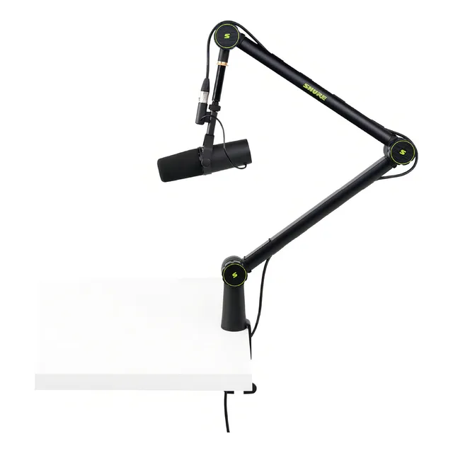 Soporte Micrófono Shure Sh-broadcast1 By Gator Articulado Color Negro