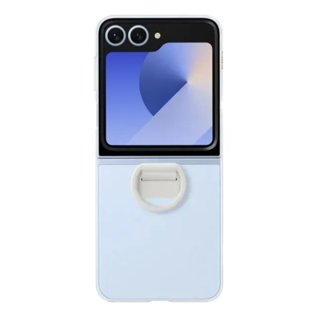 Capa Transparente Galxy Z Flip6 Case Clear Cover Com Argola