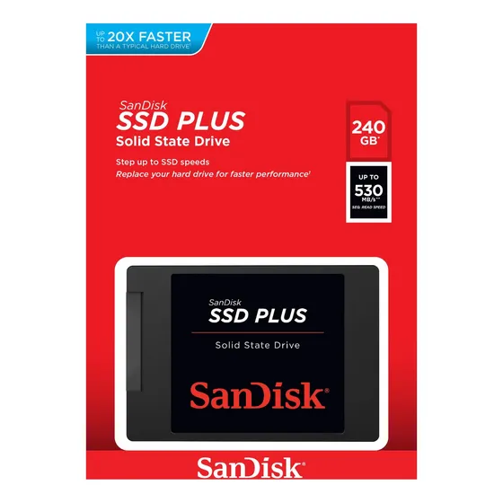 Disco Duro Sandisk Ssd Plus Solido 240gb 530mb/s