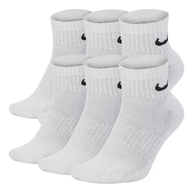 Medias Nike Everyday Cushioned 6 Pares Sx7669-100 Blanco