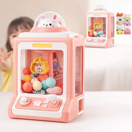 Mini Maquina Garra Infantil Pegar Ursinhos Com Pelúcias Claw