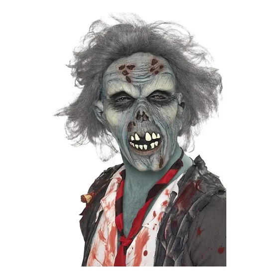 Máscara Látex Zumbi The Walking Dead Hallowenn Fantasia