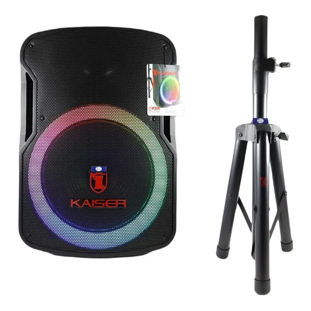 Bocina 15puLG Bluetooth Kaiser Msa-7515mx Usb Fm 25000w Mic