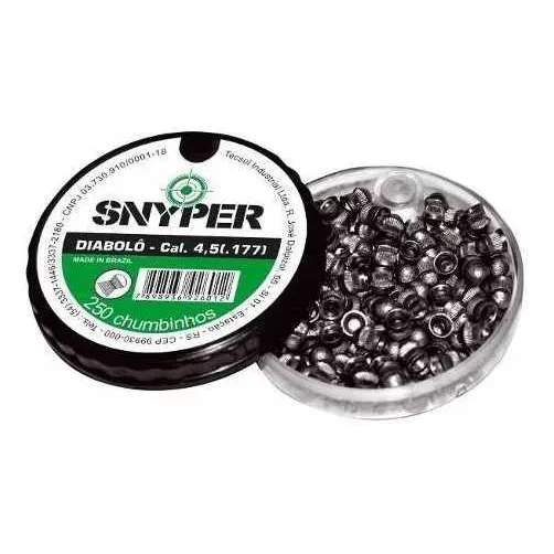 Chumbinho Snyper Diabolô Cal. 4,5mm - 250 Unidades