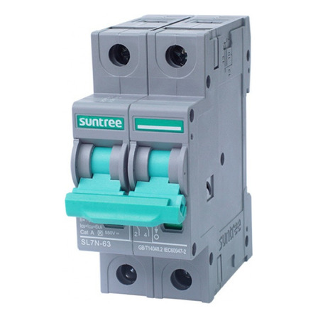 Interruptor Termomagnético Cc Suntree 550v 63a Interruptor Termomagnético Cc Suntree 550v 63a
