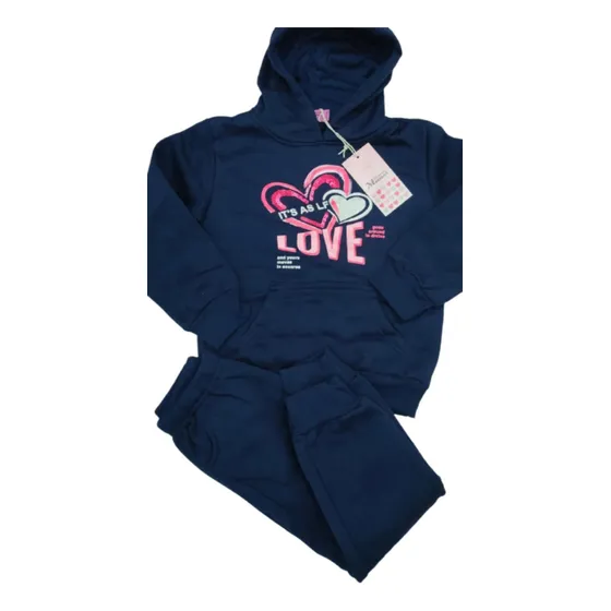 Conjunto Deportivo ,conjunto De Abrigo Para Niña Afelpados!