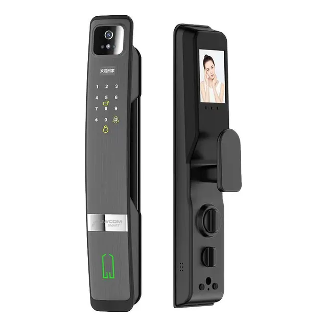 Fechadura Biométrica Smart Reconhecimento 3d Facial Digital