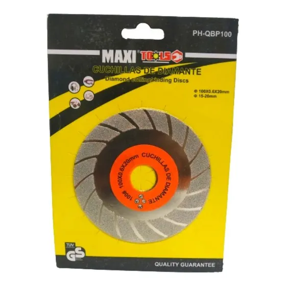 Disco De Corte De 4pulgadas N-100 Para Vidrio Maxi Tools