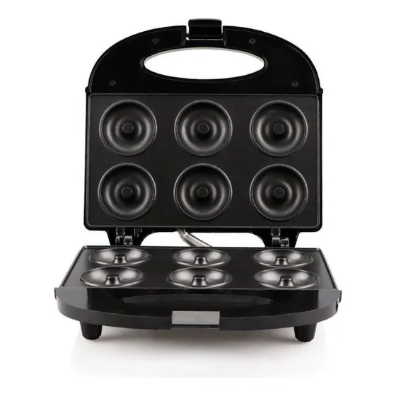 Máquina de donas Raf R.256 para 6 donas mini color negro - 220V