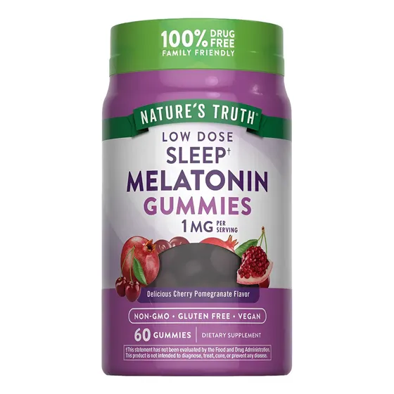 Melatonina 1mg 60 Gummies Nature's Truth Sabor Sin Sabor | Cuotas sin interés
