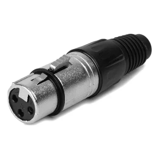 Ficha Xlr Canon Hembra 3 Contactos Artekit Cfx