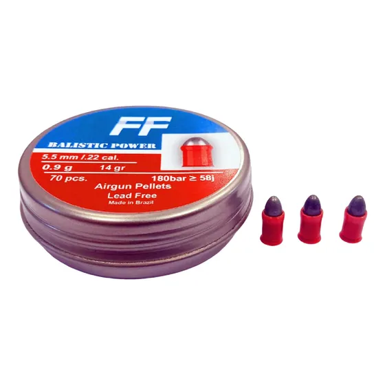 Chumbinho Ff 5.5mm Prometheus Alta Perfuração Caça Ff
