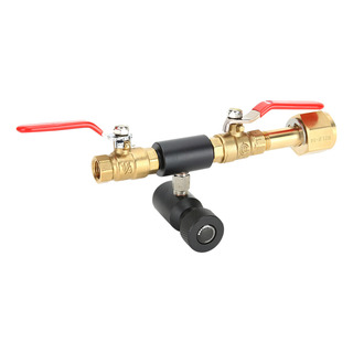 Adaptador De Recarga De Cilindro De Co2 De Doble Válvula Cga Adaptador De Recarga De Cilindro De Co2 De Doble Válvula Cga