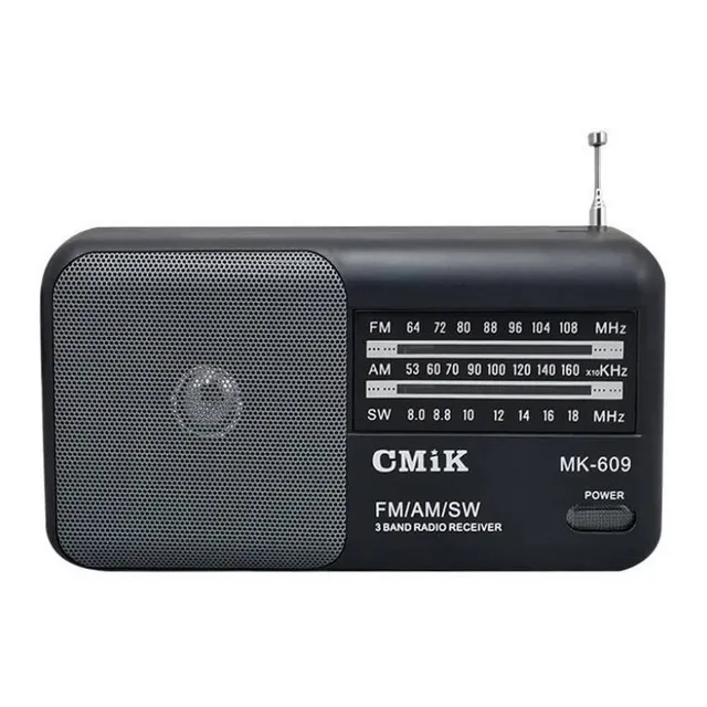 Radio Portatil Am/fm Medidas: 19 X 4.5 X 9.5 Cm