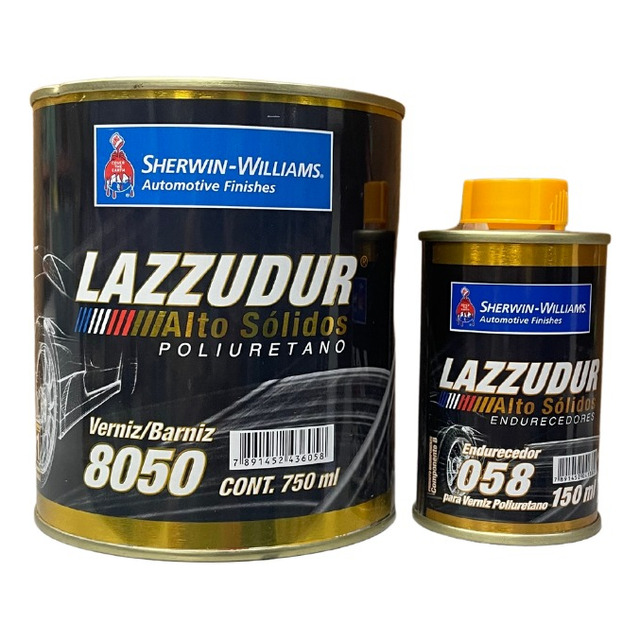 Verniz Automotivo Pu 8050 Alto Solidos Lazzuril - 900ml Verniz Automotivo Pu 8050 Alto Solidos Lazzuril - 900ml