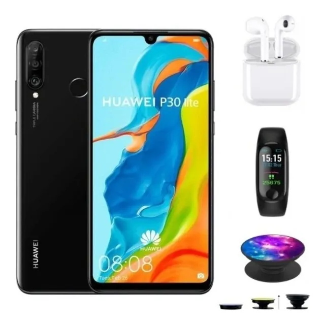 Huawei P30 Lite Dual Sim 128 Gb 6 Gb Ram Negro